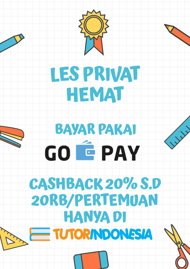 Promo Gopay Cashback 20% Les Privat di TutorIndonesia ...