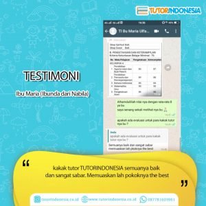 testimoni succes story tutorindonesia - les privat terbaik indonesia