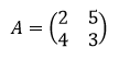 determinan matriks 2x2