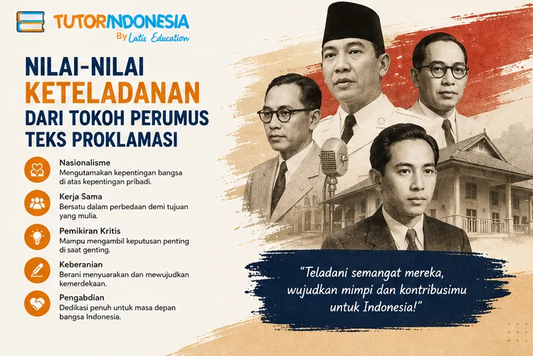 Nilai-Nilai Keteladanan dari Tokoh Perumus Teks Proklamasi