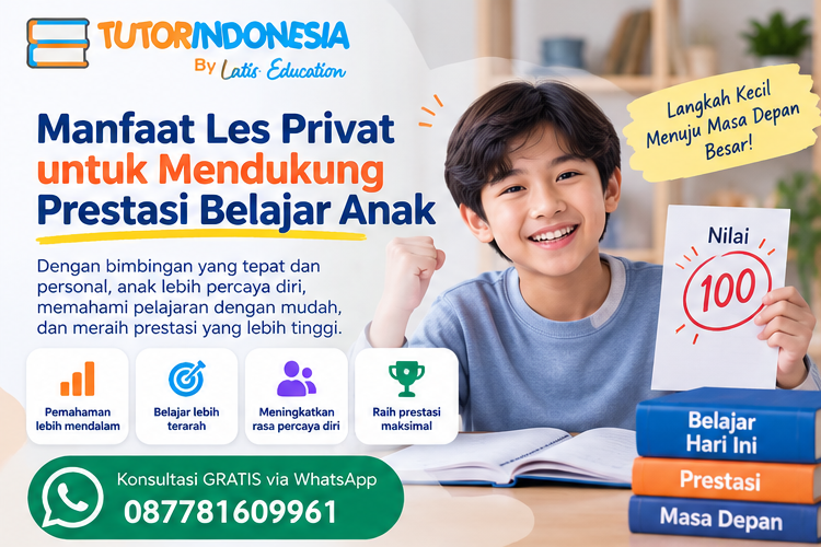 Manfaat Les Privat untuk Mendukung Prestasi Belajar Anak