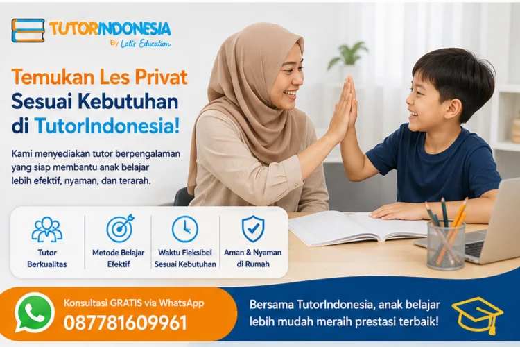 Temukan Les Privat Sesuai Kebutuhan di TutorIndonesia!
