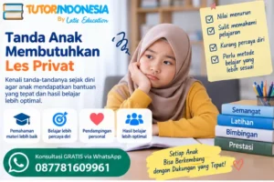 Apa Tanda Anak Mulai Membutuhkan Pendampingan Les Privat?