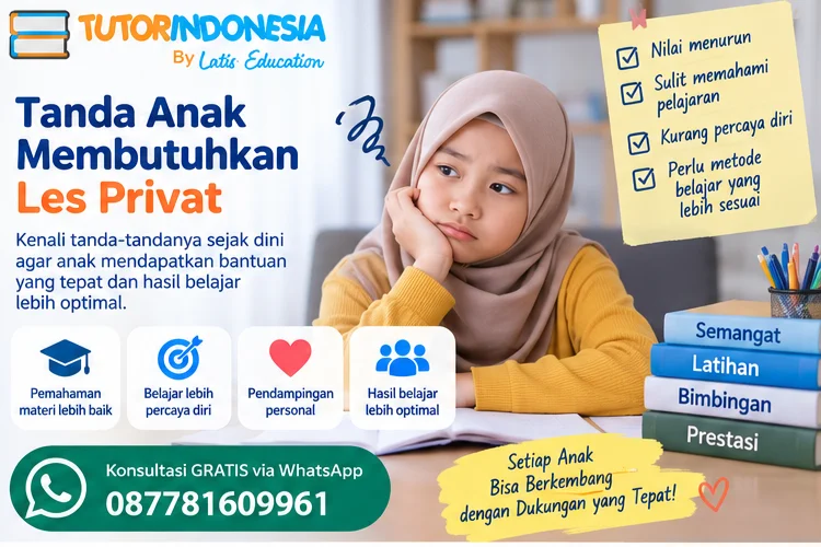 Apa Tanda Anak Mulai Membutuhkan Pendampingan Les Privat?