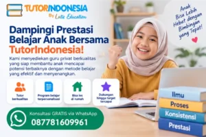 Dampingi Prestasi Belajar Anak Bersama TutorIndonesia!