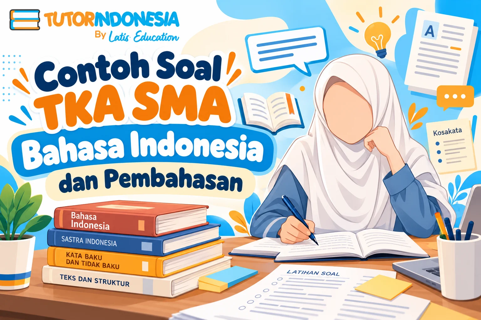Contoh Soal TKA SMA Bahasa Indonesia dan Pembahasan