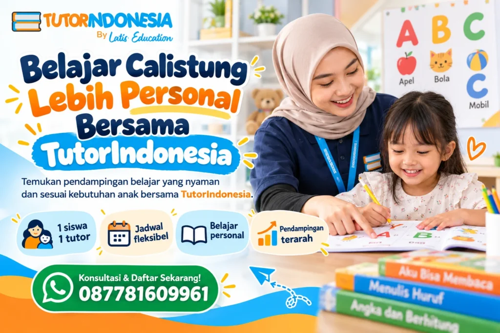 Belajar Calistung Lebih Personal Bersama TutorIndonesia