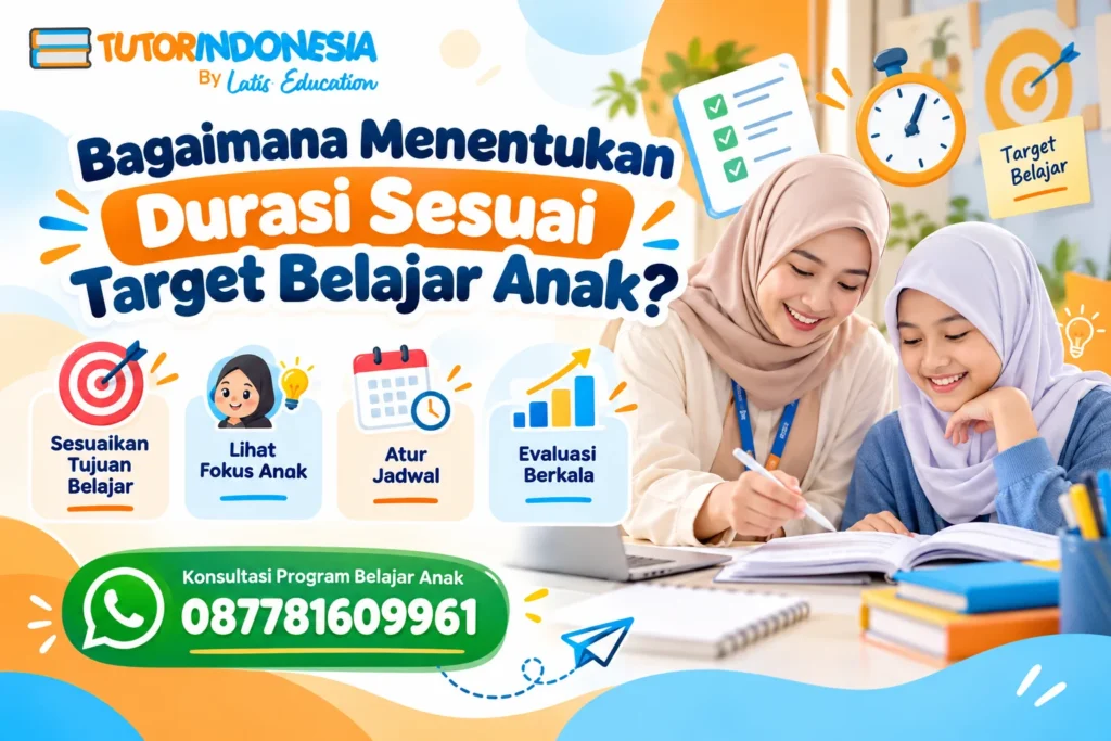 Bagaimana Menentukan Durasi Sesuai Target Belajar Anak?