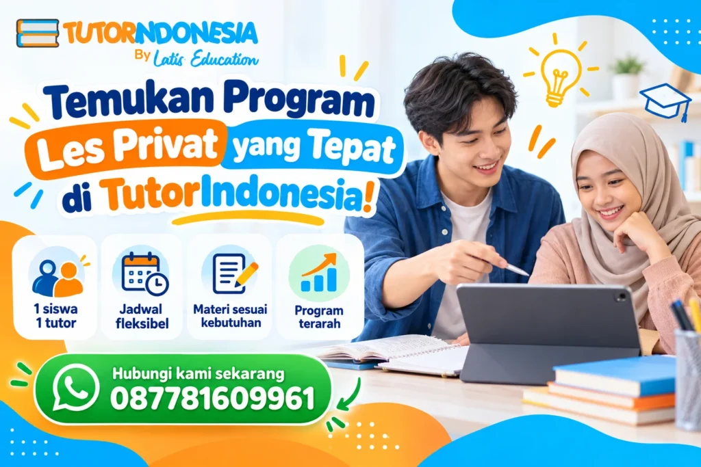 Temukan Program Les Privat yang Tepat di TutorIndonesia!