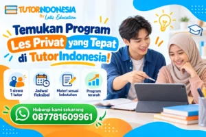 Temukan Program Les Privat yang Tepat di TutorIndonesia!